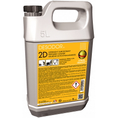 DESODOR®2D- منظف ​​الأرضيات والأسطح برائحة البرتقال والليمون الطويلة الامد ٥ لتر