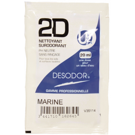 DESODOR® MARIN NETTOYANT PARFUM POUR LES SOLS- 20 ML DOSE UNIQUE X 250