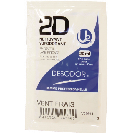 DESODOR® FLOOR CLEANER WITH FRESH WIND SCENT- 20ML SINGLE DOSE X 250