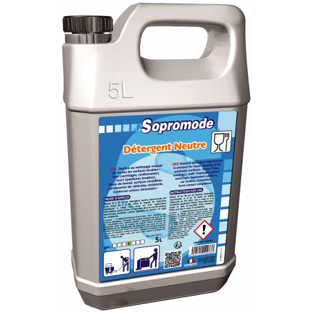 SOPROMODE®2D- FLOOR & SURFACE CLEANER- NEUTRAL WITHOUT FRAGRANCE- 5 LITER