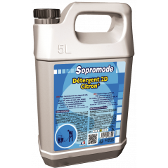 SOPROMODE®2D- منظف الأرضيات والأسطح بعطر الليمون - بيدون ٥ ليتر