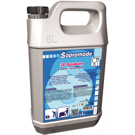 SOPROMODE®2D- FLOOR & SURFACE CLEANER WITH CANDY FRAGRANCE- 5 LITER
