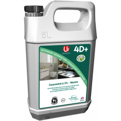 U2®DESODOR- 4 D- BIOLOGICAL ACIDIC DISINFECTANT CLEANER BASED ON LACTIC ACID- 5 LITER