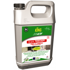 KING®ECO-ACTIVE- 5 IN 1- READY TO USE SANITARY CLEANER- 5 LITER