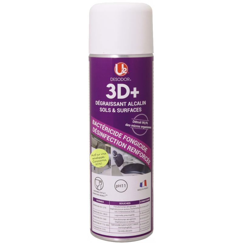 U2®DESODOR® مطهر و منظف قلوي رغوي للأرضيات والأسطح - مبيد للبكتيريا والفطريات ٥٠٠ مل