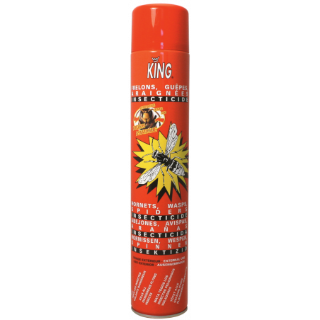 KING® POWERFUL INSECTICIDE AEROSOL FOR HORNET WASP- 750 ML