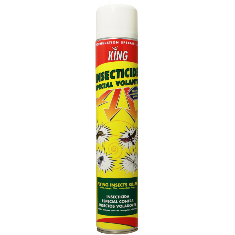 KING® مبيد حشري ذو فعالية باهرة وعديم الرائحة ضد الحشرات الطائرة ٧٥٠ مل