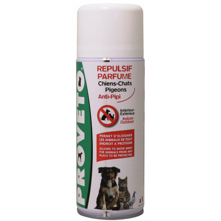 PROVETO® REPELLENT FOR DOGS, CATS AND BIRDS FROM CONTAMINATED AREAS 400 ML BOTTLE