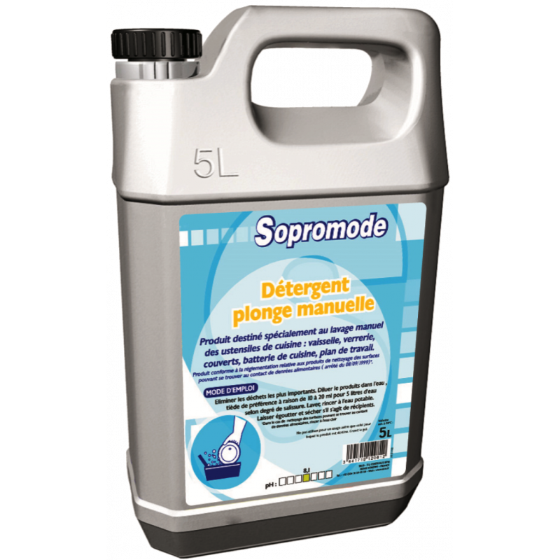 SOPROMODE® HAND WASHING DETERGENT CONCENTRATE WITH LEMON FRAGRANCE- 5 LITERS