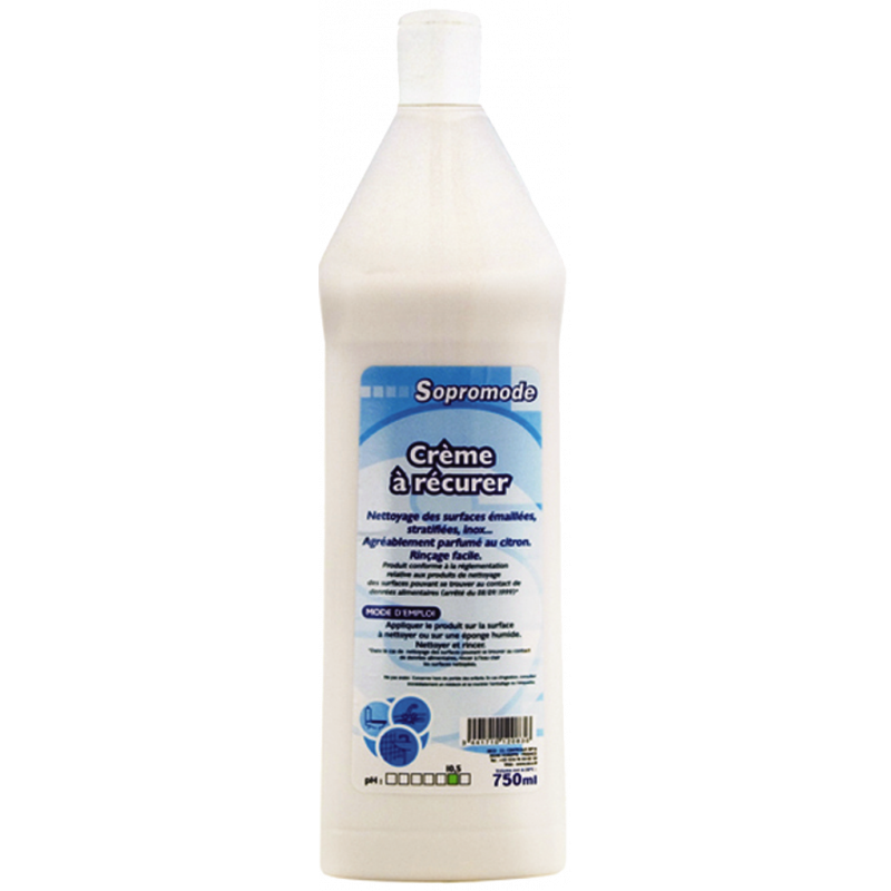 SOPROMODE® SCRATCH-FREE SCRUB MILK FOR STAINLESS STEEL CLEANER & CARE- 750 ML