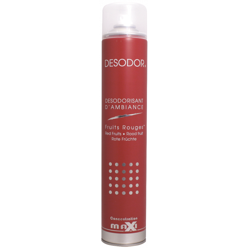 U2®DESODOR® POWERFUL AIR FRESHENER- RED FRUITS FRAGRANCE CONCENTRATE- SPRAYDOSE 750 ML
