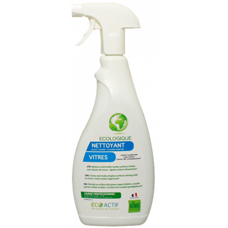 KING® ECO ACTIVE- PENCERE VE MODERN YÜZEY TEMİZLEYİCİ ÇİZGİSİZ SONLANDIRICI- 750 ML