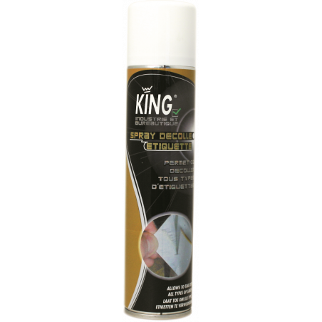 KING® DÉCOLLE ETIQUETTES ET COLLE- 300ML