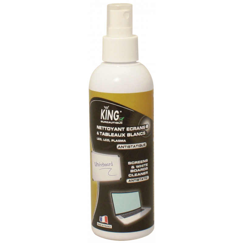 KING® OFFICE CLEANER FOR SCREENS AND WHITE BOARD- 200 ML