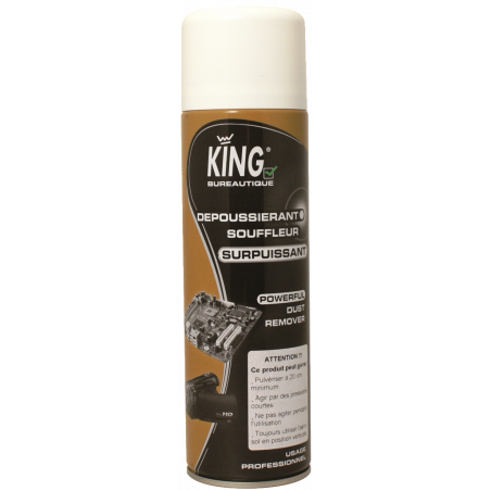 KING® OFFICE CLEANER- SUPER-STRONG COMPRESSED AIR DUSTER CLEANER- 400 ML