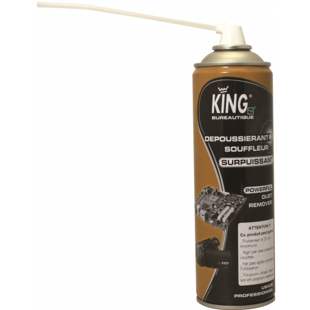 KING® OFFICE CLEANER- SUPER-STRONG COMPRESSED AIR DUSTER CLEANER- 400 ML
