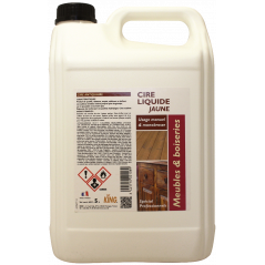 KING® YELLOW LIQUID WAX FOR PARQUET AND WOODEN FLOORS- 5 LITRE