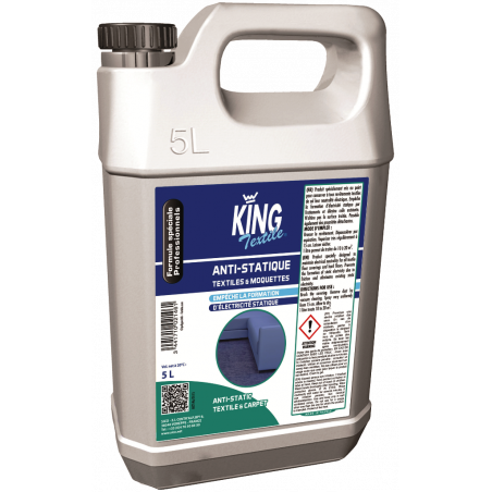 KING® CARPETS AND HARD FLOORS CLEANER WITH ANTISTATIC PRPERTIES- 5 LITER