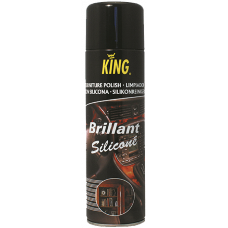 KING® SILICONE PLASTIC GLOSS CLEANER SPORT FRAGRANCE- 500 ML AEROSOL