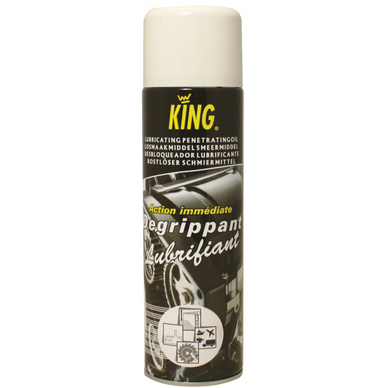 KING® RUST REMOVER AND CREEPING LUBRICANT- 500 ML AEROSOL