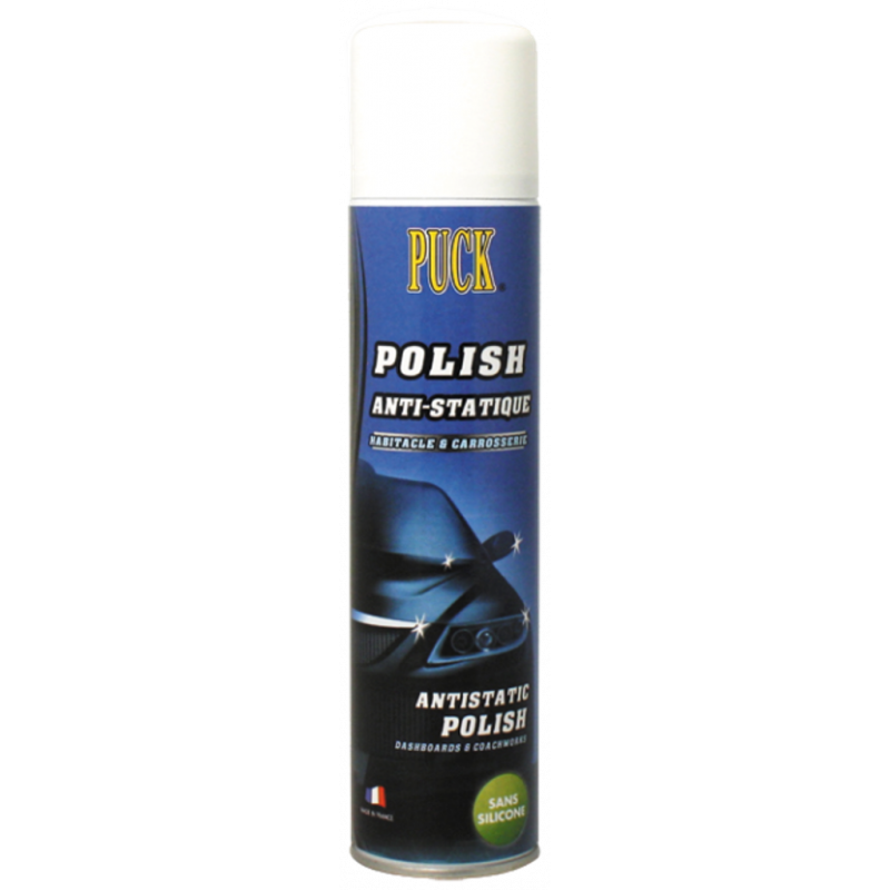 PUCK® CAR INTERIOR POLISH WITHOUT SILICONE WITH PLEASANT SCENT- 400 ML AEROSOL