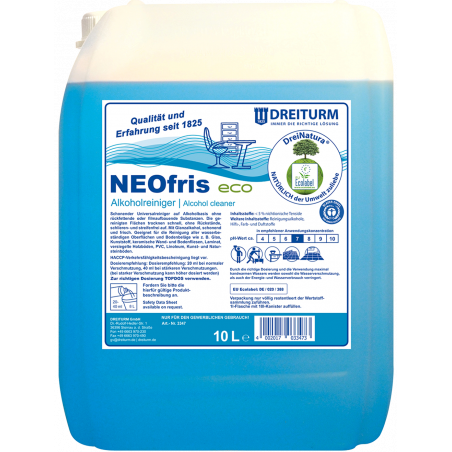 DREITURM® NEOFRIS ECO DREINATURA®- منظف كحولي- ١٠ لترات