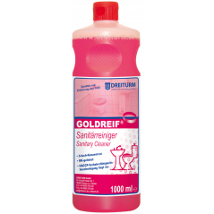 DREITURM® GOLDREIF® SANITARY CLEANER- SANITARY MAINTENANCE CLEANER 5X CONCENTRATE- RK-LISTED- 1 LITER