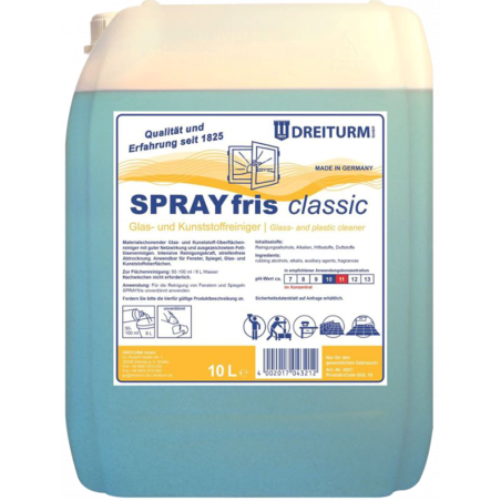 DREITURM® SPRAYFRIS CLASSIC- منظف بخاخ للزجاج والبلاستيك بسعة ١٠ ليتر