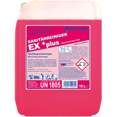 DREITURM® SANITARY CLEANER EX + PLUS- SANITARY BASIC CLEANING- CLEANING ENHANCED- 10 LITERS