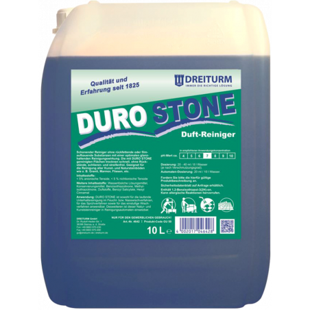 DREITURM® DURO STONE- FRAGRANCE CLEANER FOR NATURAL AND ARTIFICIAL STONE- 10 LITERS