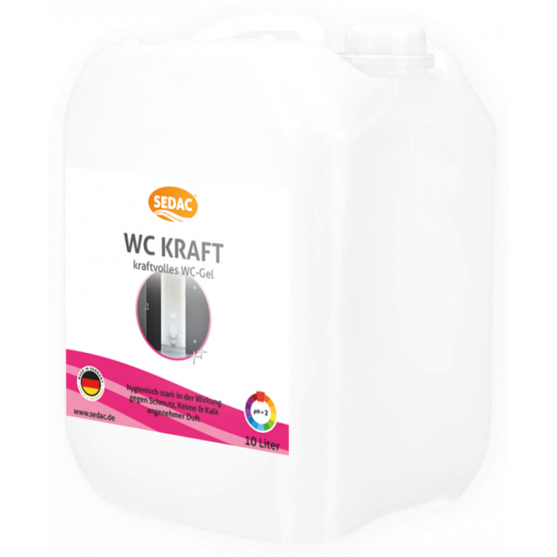 SEDAC® WC KRAFT GEL PUISSANT POUR WC- BIDON DE 10 LITRES