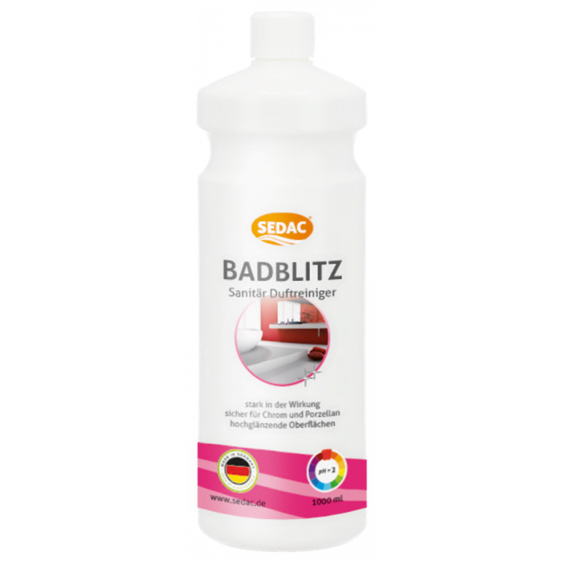 SEDAC® BADBLITZ SANITAIRE NETTOYANT PARFUMÉ- FLACON DE 1.000 ML