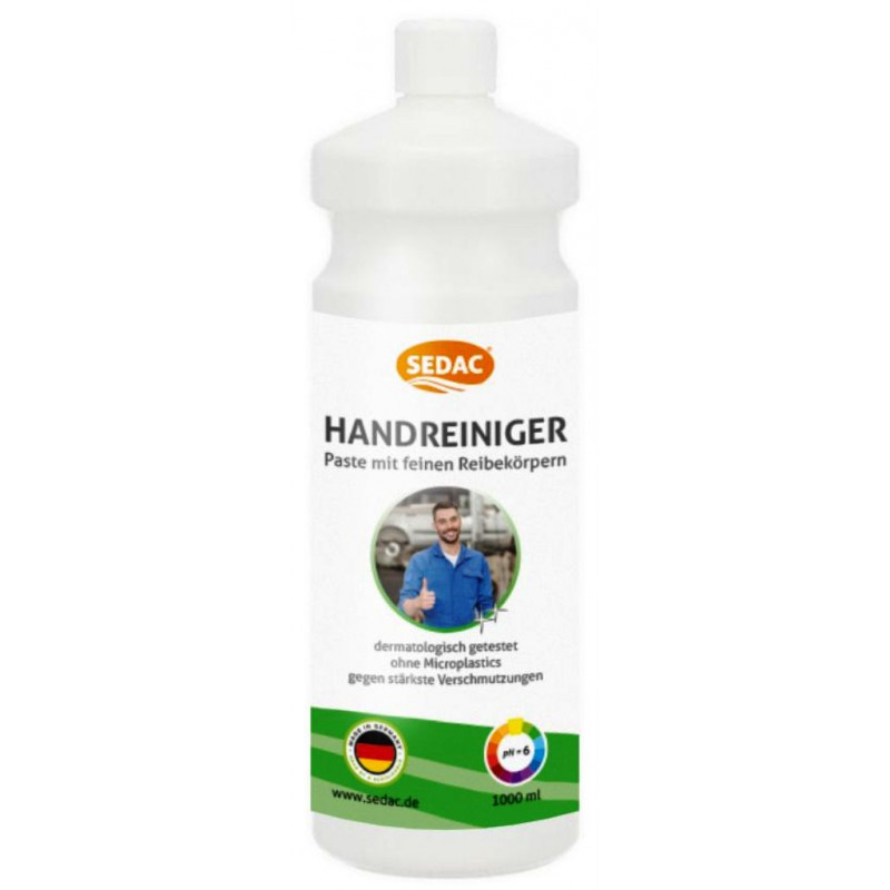 SEDAC® HANDREINIGER MIT FEINEN REIBKÖRPERN- 1.000 ML FLASCHE