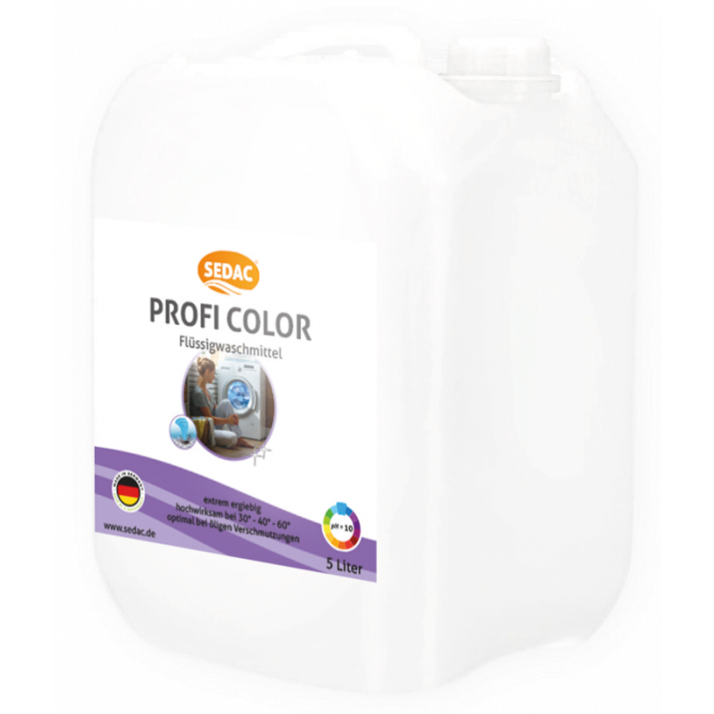 SEDAC® PROFI COLOR FLÜSSIGES TEXTILWASCHMITTEL- 5 LITER KANISTER