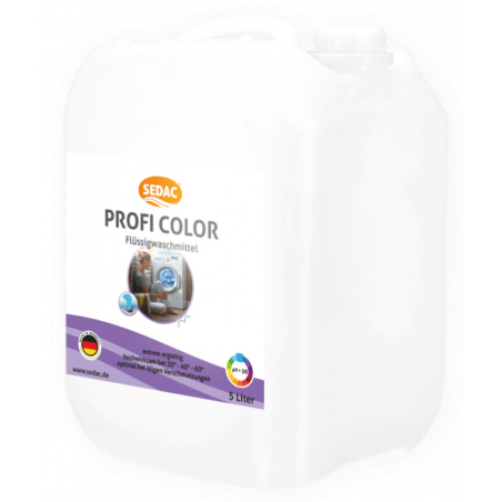 SEDAC® PROFI COLOR- منظف سائل للالبسة الملونة للمحترفين ٥ ليتر