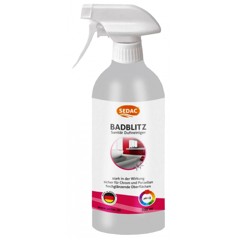 SEDAC® BADBLITZ SANITAIRE NETTOYANT PARFUMÉ- VAPORISATEUR DE 500 ML