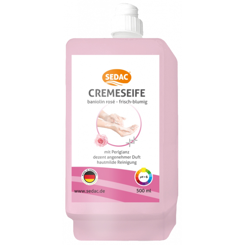 SEDAC® BANIOLIN CREMA DI SAPONE ROSÉ- 500 ML CARTUCCIA EURO SYSTEM