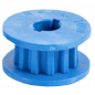 DRIVE PINION WITH BORE FOR SATIN FINISHING MACHINES-BLUE