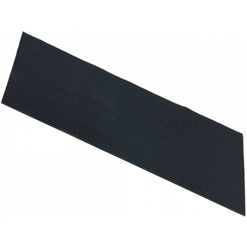SELF-ADHESIVE VELCRO FASTENER- BLACK- DIMENSIONS 115 X 225 MM