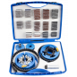 PIPE GRINDING SYSTEM 2000 - COMPLETE KIT CASE WITH MANCHETS- SIZE 2 -BLUE