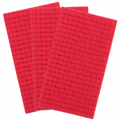 ABRAFLEXNOPP® وسادات تنظيف مناسبة لماكينات جوست الكاشطة للاراضي وماكينة جوست المنظفة للاراضي بابعاد ٣٣٥ مم X  ٤٨٥ مم وبلون احمر