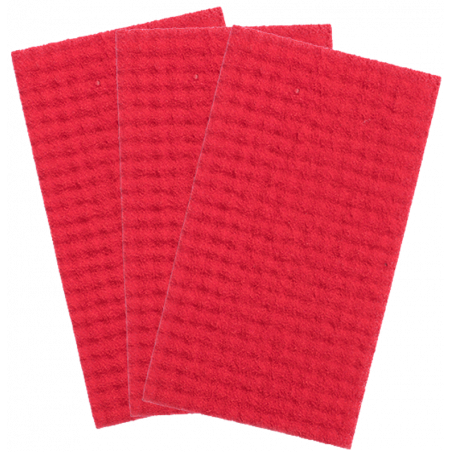 ABRAFLEXNOPP® وسادات تنظيف مناسبة لماكينات جوست جونيور بابعاد ١٩٠ مم X  ٣٤٠ مم وبلون احمر