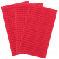 ABRAFLEXNOPP®PAD CLEANING FLEECE FOR JÖST JUNIOR MACHINES- DIMENSIONS 190 X 340 MM- RED