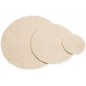 SHEEP'S WOOL PAD BEIGE- DIAMETER 410 MM