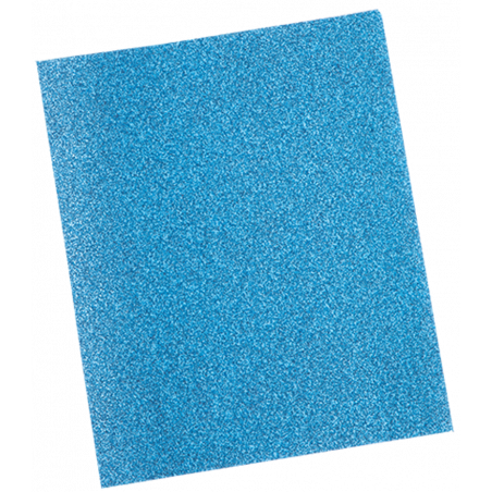 ورق الصنفرة الشعلة الزرقاء بابعاد ٢٣٠ X ٢٨٠ مم بحبيبات قياس ٦٠- باكيت من ١٠ قطع