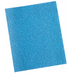 ورق الصنفرة الشعلة الزرقاء بابعاد ٢٣٠ X ٢٨٠ مم بحبيبات قياس ٦٠- باكيت من ٥٠ قطع