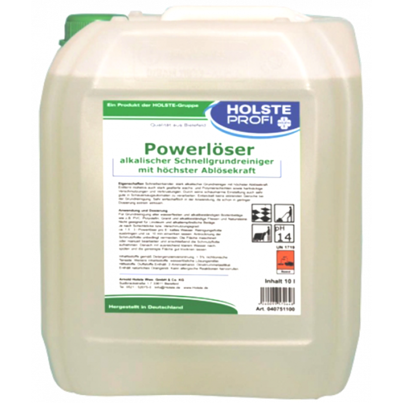 HOLSTE® POWER SOLVENT GR 751- TEMEL TEMİZLEYİCİ- 10 LİTRE