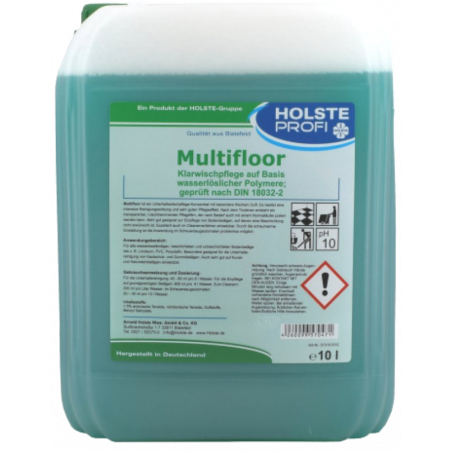 HOLSTE® MULTIFLOOR BR 400- MAINTENANCE CLEANER WITH CARE PRODUCT- 10 LITRES