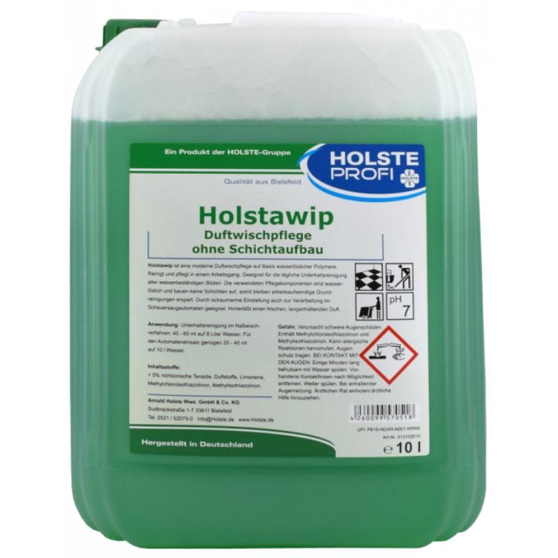 HOLSTE® HOLSTAWIP BR 403- NETTOYANT D'ENTRETIEN AVEC PRODUIT D'ENTRETIEN- 10 LITRES