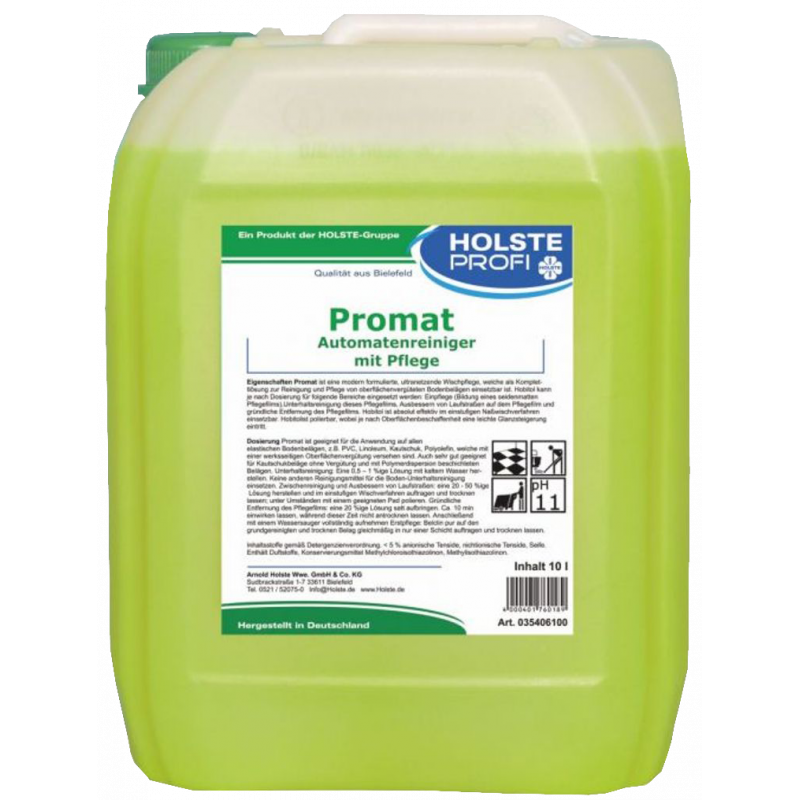 HOLSTE® PROMAT BR 406- برومات منظف للاراضي خاص بماكينت التنظيف مع مواد للعناية ١٠ ليتر